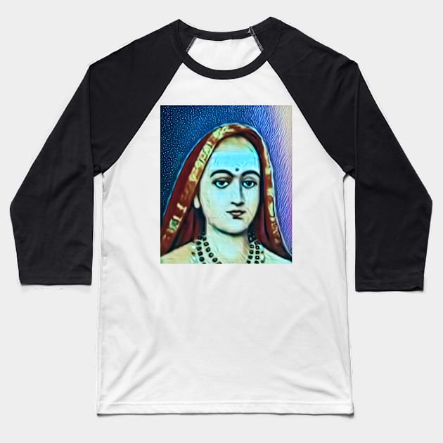 Adi Shankara Portrait | Adi Shankara Artwork 5 Baseball T-Shirt by JustLit